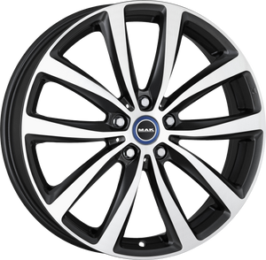 MAK Watt Gunmetal w/ Mirror Face 19x5 +43 5x112mm 66.6mm - Wheelwiz