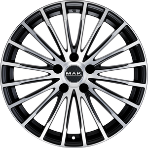 MAK Fatale Ice Black 17x7 +38 4x100mm 72mm - Wheelwiz