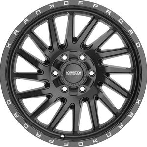 Krank Coil Gloss Black 20x9 +10 6x135|6x139.7mm 108mm - Wheelwiz