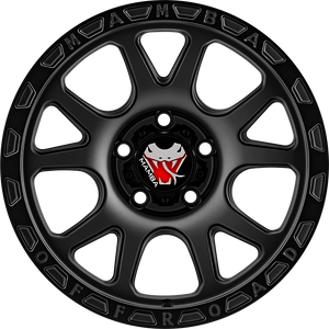 Mamba M27 Matte Black 20x9 0 6x139.7mm 106.1mm - Wheelwiz