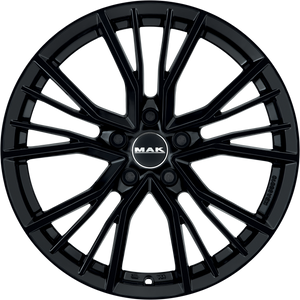 MAK Union Gloss Black 21x9.5 +25 5x112mm 66.45mm - Wheelwiz