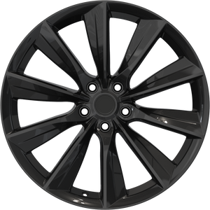 YKW Replica TS1 Gloss Black 19x9.5 +35 5x114.3mm 64.1mm - Wheelwiz