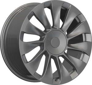 YKW Replica TS2 Gloss Gunmetal 19x9.5 +35 5x114.3mm 64.1mm - Wheelwiz