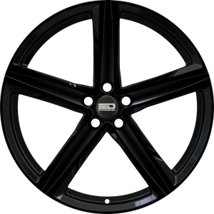 Euro Design Spa Gloss Black 17x7.5 +40 5x108mm 67.1mm - Wheelwiz