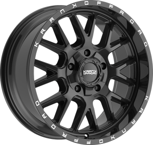 Krank Fuse Gloss Black 20x10 -18 5x127|5x139.7mm 77.8mm - Wheelwiz