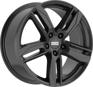 Fondmetal Hexis Gloss Black 18x8 +40 5x112mm 66.5mm - Wheelwiz