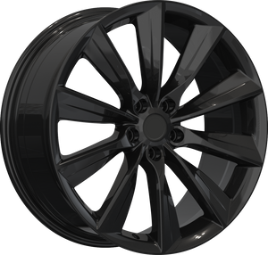 YKW Replica TS1 Gloss Black 19x9.5 +35 5x114.3mm 64.1mm - Wheelwiz