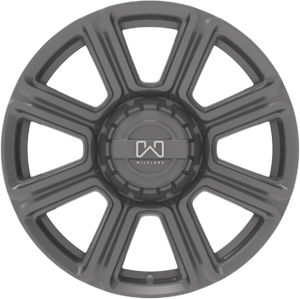 Wildland Hurricane Matte Gunmetal 17x8 +18 6x135|6x139.7mm 87.1mm - Wheelwiz