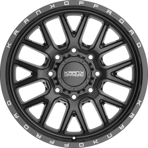 Krank Fuse Gloss Black 20x9 +18 8x180mm 124.4mm - Wheelwiz