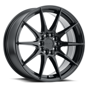 Ruff SPEEDSTER Gloss Black 18x8 +38 5x108|5x114.3mm 72.1mm - WheelWiz