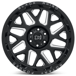Black Rhino REAPER Gloss Black & Milled 20x9.5 0 5x139.7mm 78.1mm - Wheelwiz