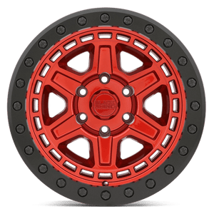 Black Rhino RENO Candy Red W/ Black Ring & Bolts 18x9.5 +12 5x150mm 110.1mm - WheelWiz