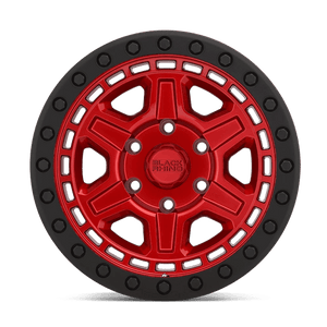 Black Rhino RENO Candy Red W/ Black Ring & Bolt 17x9 0 6x135mm 87.1mm - Wheelwiz