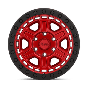 Black Rhino RENO Candy Red W/ Black Ring & Bolts 17x8.5 0 6x139.7mm 112.1mm - WheelWiz