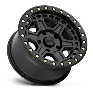 Black Rhino RENO Matte Black W/ Brass Bolts 20x9.5 -18 5x127mm 71.5mm - Wheelwiz