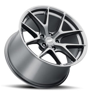 ESR Wheels RF2 GLOSS GRAPHITE 18x10.5 +22 5x114.3mm 72.6mm - Wheelwiz
