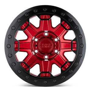 Black Rhino RIFT BEADLOCK Candy Red W/ Black Ring 17x8.5 -38 8x170mm 125.1mm - WheelWiz