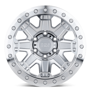 Black Rhino RIFT BEADLOCK Silver W/ Mirror Face & Machined Ring 17x8.5 0 6x139.7mm 112.1mm - WheelWiz