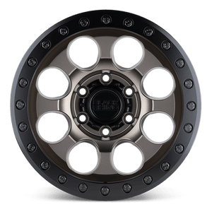 Black Rhino RIOT Matte Bronze W/ Black Ring & Bolts 17x8.5 0 6x135mm 87.1mm - WheelWiz