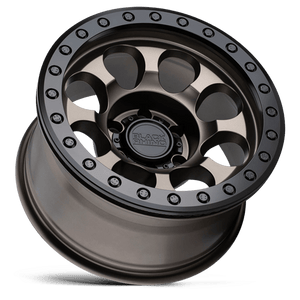 Black Rhino RIOT Matte Bronze W/ Black Ring & Bolts 17x8.5 0 6x135mm 87.1mm - WheelWiz