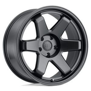 Black Rhino ROKU Gun Black 20x9.5 +12 6x114.3mm 76.1mm - WheelWiz