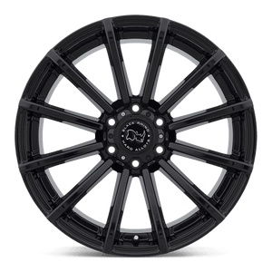 Black Rhino ROTORUA Gloss Black 17x9.5 -12 6x139.7mm 112.1mm - WheelWiz