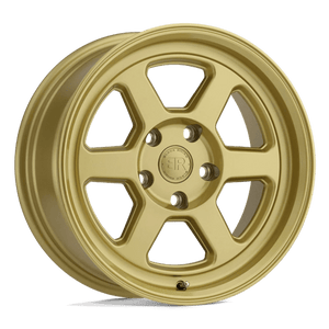 Black Rhino RUMBLE Gloss Gold 16x7 +15 5x114.3mm 76.1mm - WheelWiz