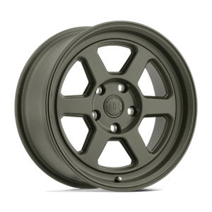 Black Rhino RUMBLE Olive Drab Green 16x7 +15 5x100mm 56.2mm - WheelWiz