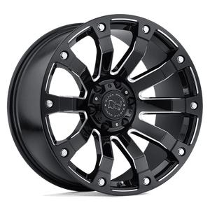 Black Rhino SELKIRK Gloss Black Milled 20x9 +12 6x135mm 87.1mm - Wheelwiz