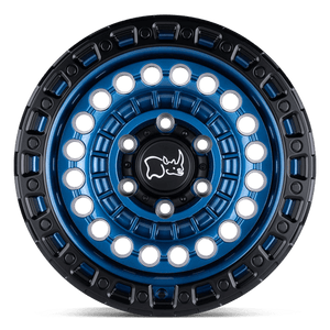 Black Rhino SENTINEL Cobalt Blue W/ Black Ring 17x8.5 -18 8x165.1mm 125.1mm - Wheelwiz