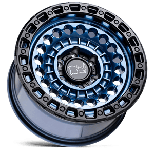 Black Rhino SENTINEL Cobalt Blue W/ Black Ring 17x8.5 -18 5x127mm 71.5mm - Wheelwiz