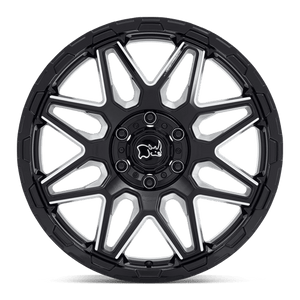 Black Rhino SHOCKWAVE Gloss Black W/ Milled Spokes 20x9.5 +18 6x139.7mm 112.1mm - Wheelwiz
