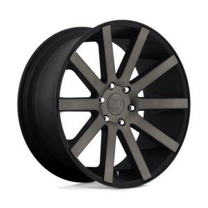 DUB S121 SHOT CALLA Matte Black Double Dark Tint 22x9.5 +30 6x139.7mm 78.1mm - WheelWiz