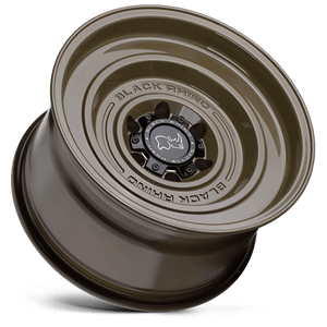 Black Rhino SOLID Gloss Alligator Green 17x9.5 -18 5x127mm 71.5mm - Wheelwiz