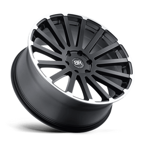 Black Rhino SPEAR Matte Black W/ M-mach Lip Edge 22x9.5 +30 5x127mm 71.5mm - Wheelwiz