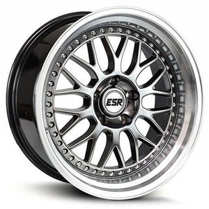 ESR Wheels SR01 Hyper Black/machine Lip 18x9.5 +22 5x120mm 72.6mm - Wheelwiz
