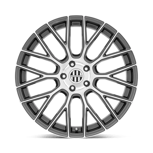 Victor Equipment STABIL Gunmetal W/ Mirror Cut Face 20x9 +22 5x112mm 66.6mm - WheelWiz