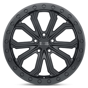 Black Rhino TRABUCO Matte Black 20x10 +30 5x127mm 71.5mm - Wheelwiz