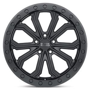 Black Rhino TRABUCO Matte Black 22x10 +30 5x127mm 71.5mm - WheelWiz