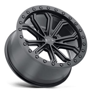 Black Rhino TRABUCO Matte Black 18x8 +25 5x120mm 76.1mm - WheelWiz