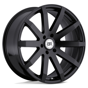 Black Rhino TRAVERSE Matte Black 24x10 +25 5x139.7mm 78.1mm - WheelWiz