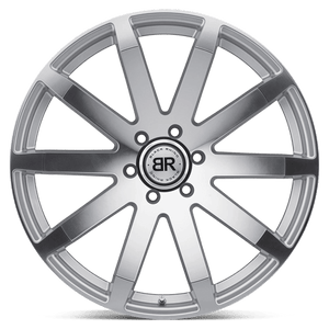 Black Rhino TRAVERSE Silver W/ Machine-cut Face 24x10 +35 6x135mm 87.1mm - WheelWiz