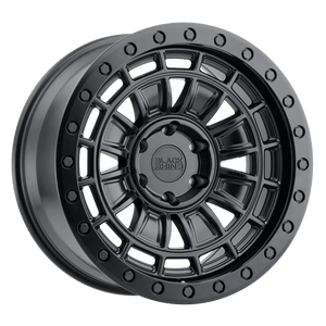 Black Rhino DALTON Matte Black 18x9.5 +12 5x150mm 110.1mm - WheelWiz