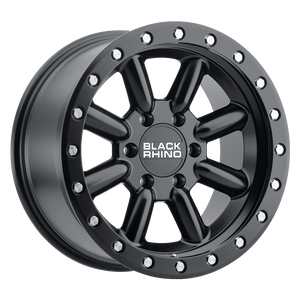 Black Rhino HACHI Matte Black 17x8.5 -10 5x127mm 71.5mm - WheelWiz