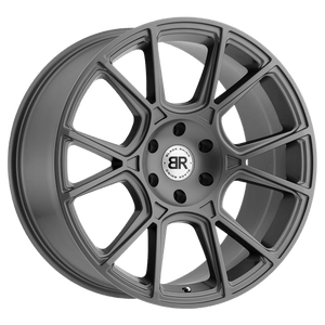 Black Rhino MALA Matte Gunmetal 24x10 +15 6x139.7mm 112.1mm - WheelWiz