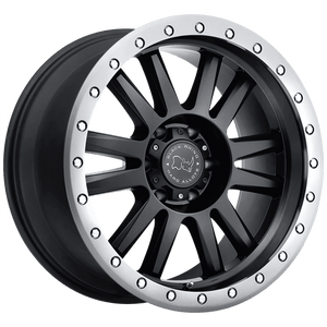 Black Rhino TANAY Matte Black W/ Matte Graphite Lip 18x8 +32 5x120mm 76.1mm - WheelWiz