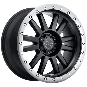Black Rhino TANAY Matte Black W/ Matte Graphite Lip 18x9 +12 5x139.7mm 78.1mm - WheelWiz