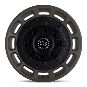 Black Rhino WARTHOG Matte Od Green W/ Black Center 17x8.5 0 6x139.7mm 112.1mm - Wheelwiz