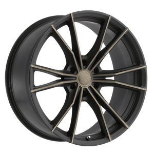 Black Rhino ZION Matte Black W/ Machined Face & Dark Matte Tint 22x9.5 +30 6x135mm 87.1mm - WheelWiz