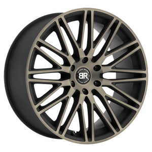 Black Rhino ZULU Matte Black W/ Machined Face & Dark Matte Tint 24x10 +20 6x139.7mm 112.1mm - WheelWiz